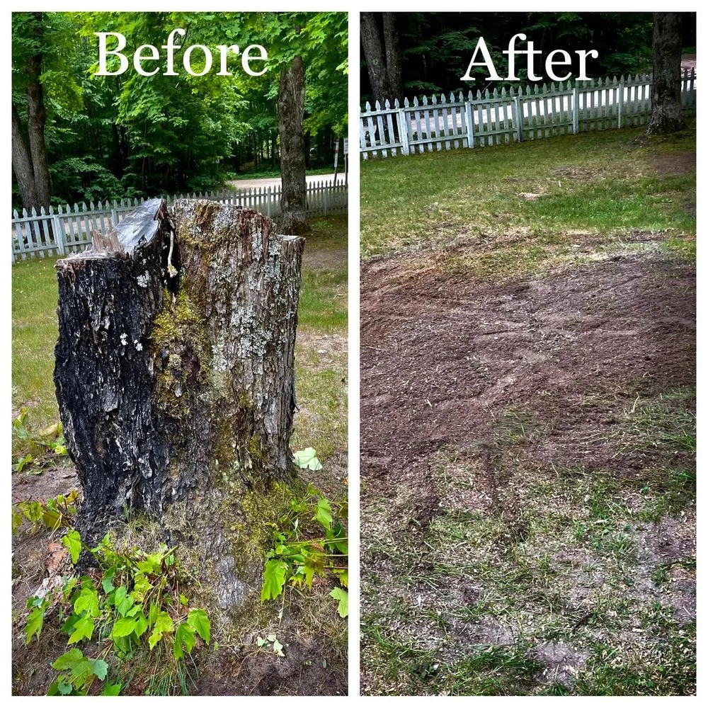 Local garden landscaping experts serving Gaylord, MI - Kyle’s Stump Grinding