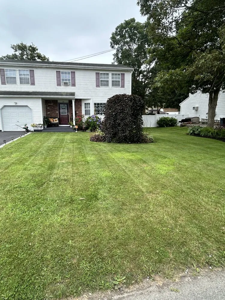 Professional yard cleanup service for year-round maintenance in Mastic Beach, NY by Kyons Landscape & Design