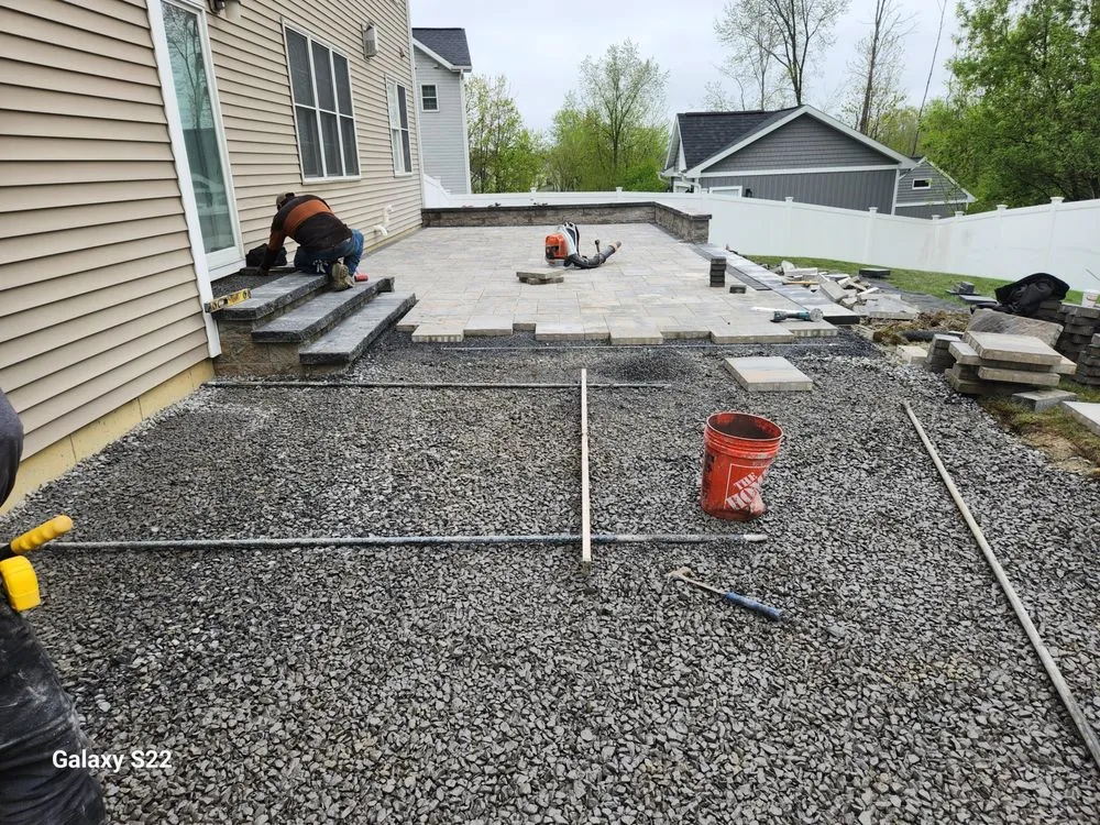 Expert landscaping services with custom design in Colonie, NY by K&Z Landscaping