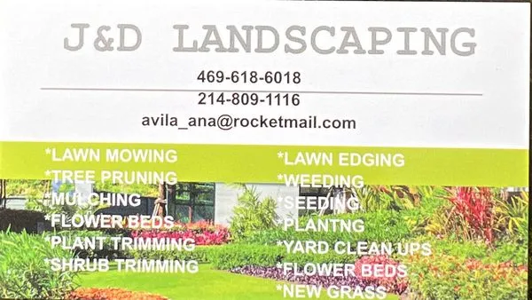 L & D Landscaping Logo