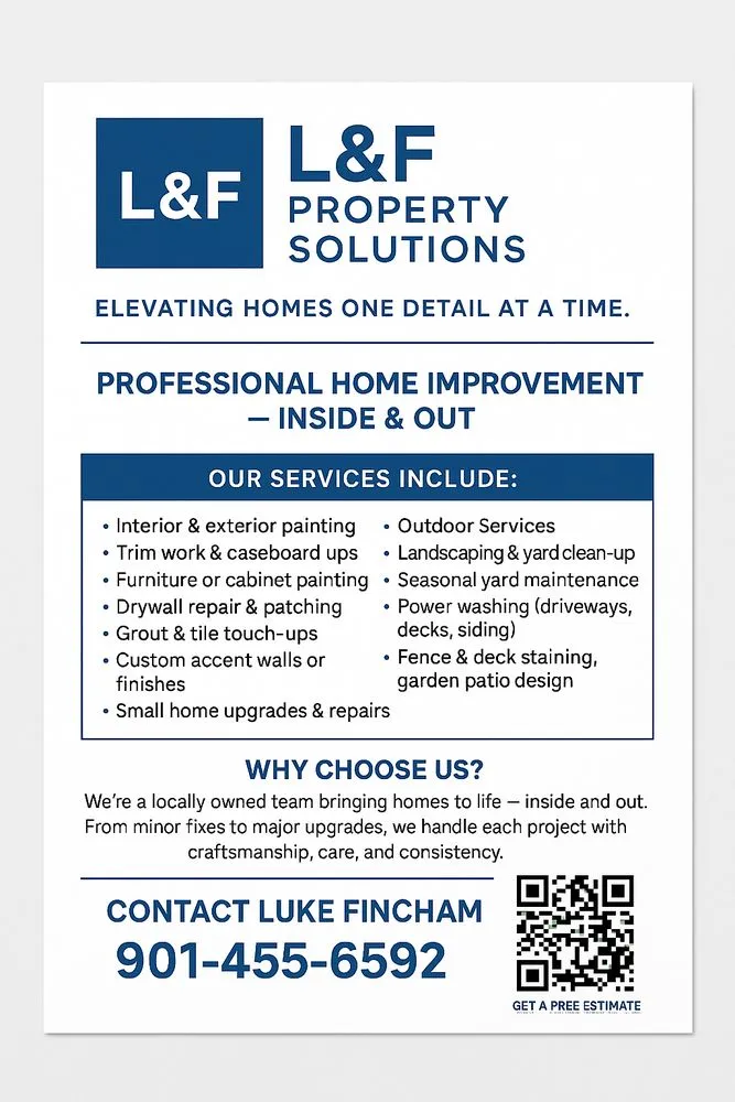 Expert landscaping services with custom design across Southaven, MS - L & F Property Solutions