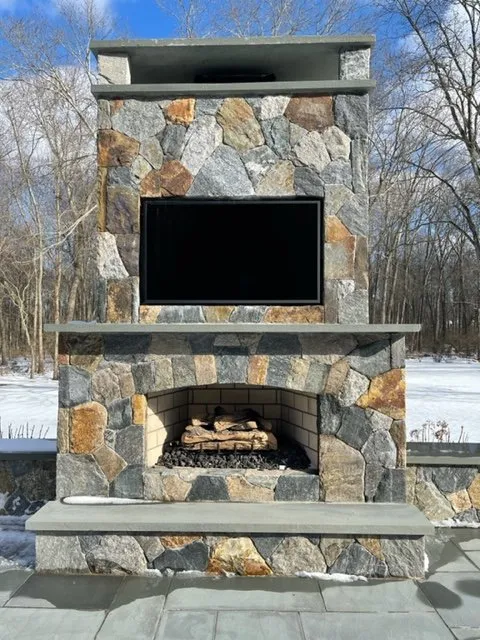 Professional outdoor landscaping for year-round maintenance across Danbury, CT - L & J Masonry & Tree Service