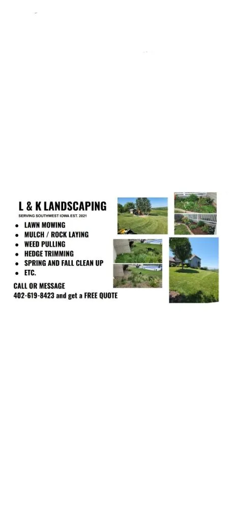 Local yard cleanup service in Treynor, IA - L & K Landscaping
