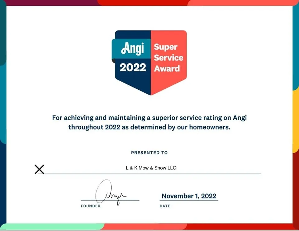 Local landscape design in Tiffin, OH by L & K MOW & SNOW