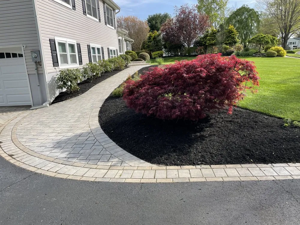 Custom garden landscaping for residential properties across Red Bank, NJ - L & L Landscaping
