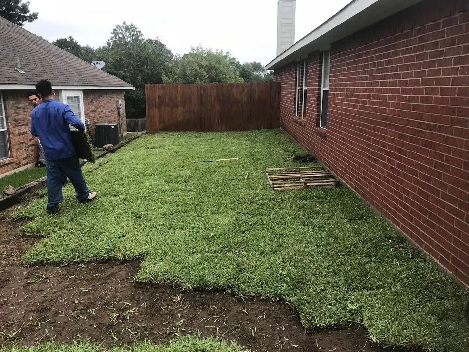 Custom landscape design in Red Oak, TX by L & L Landscaping Services