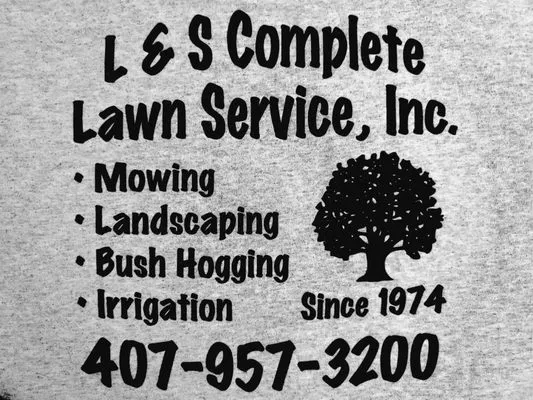 L & S Complete Lawn Service Logo