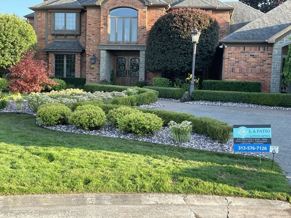 Professional landscape design for homes across Detroit, MI - L A Patios & Landscaping