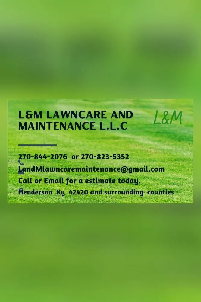 Local landscape installation in Henderson, KY by L And M Lawncare And Maintenance