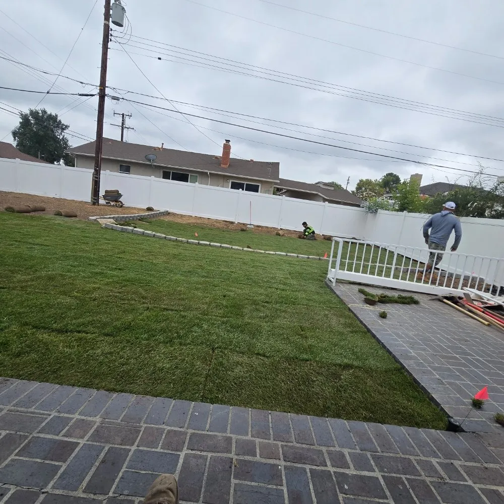 Local landscape installation in Santa Ana, CA - L Bravo Tree Services