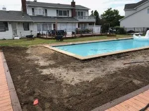 Custom outdoor landscaping in Oakdale, NY by L. I. Elite Lawn Care