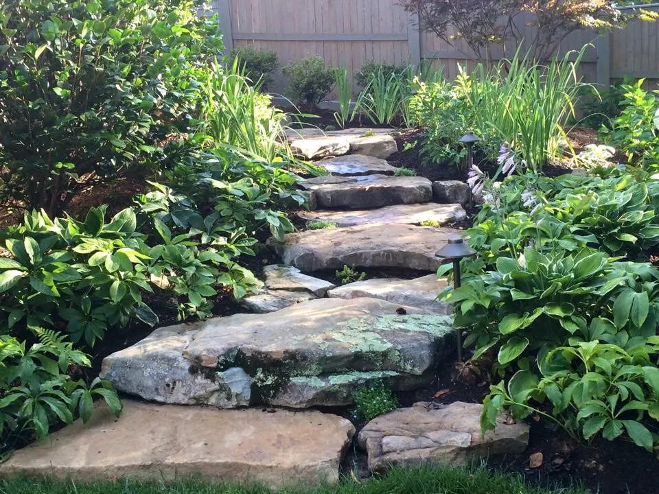 Custom landscape design with custom design across Smyrna, GA - L Jones Landscapes