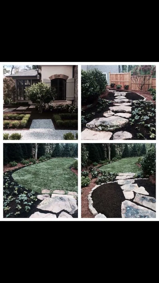 Expert landscape installation for beautiful yards in Smyrna, GA by L Jones Landscapes
