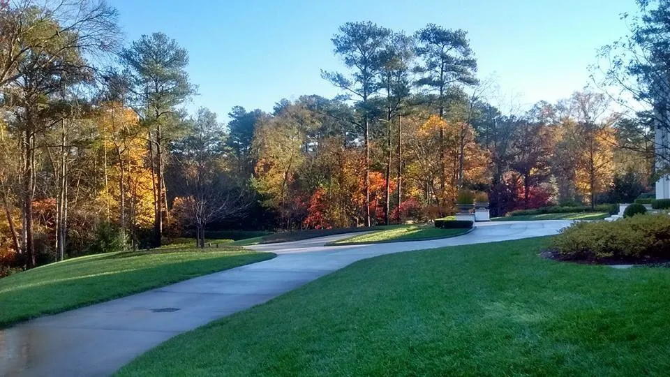 Professional lawn mowing service with custom design in Smyrna, GA by L Jones Landscapes