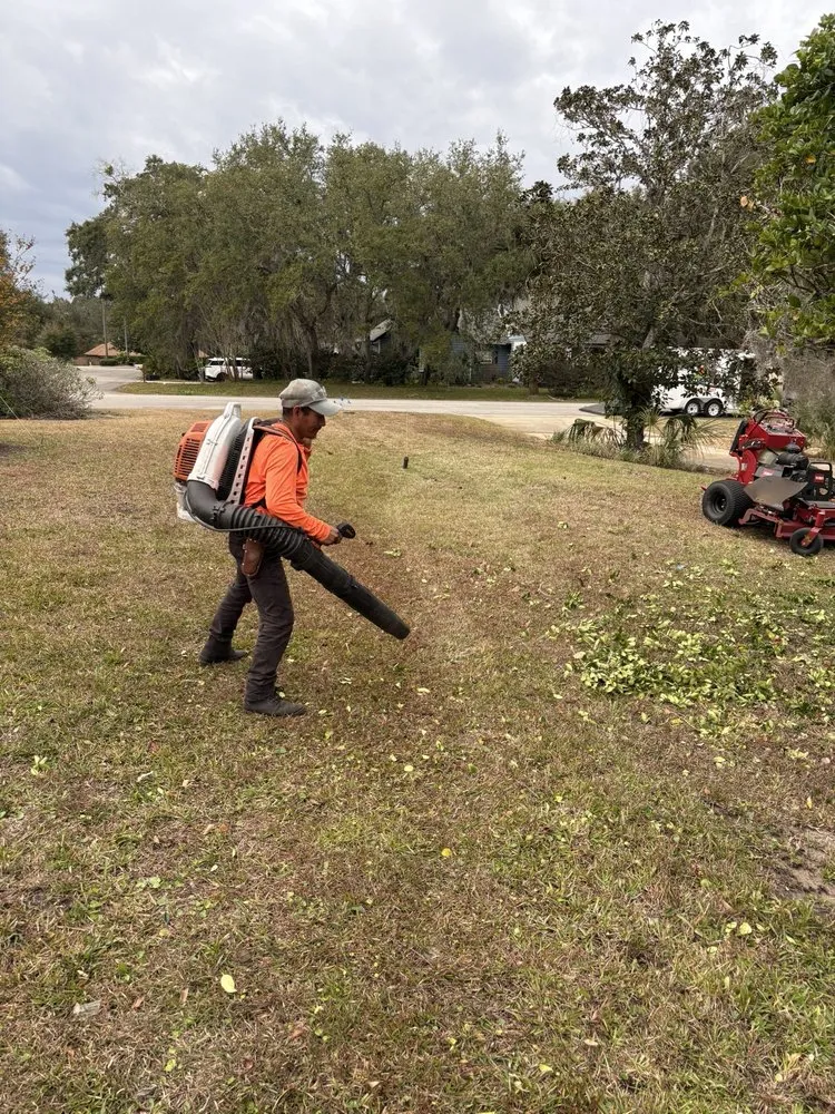 Trusted lawn mowing service for residential properties in Longwood, FL by L M Landscaping Services