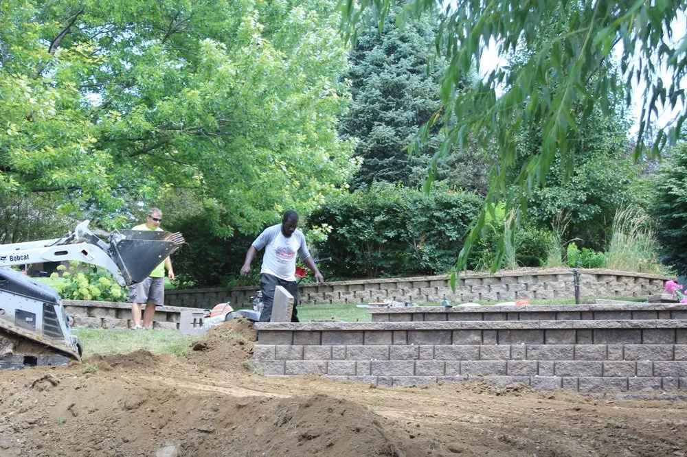 Professional landscape installation in Omaha, NE by L-Mgt Landscaping & Lawn