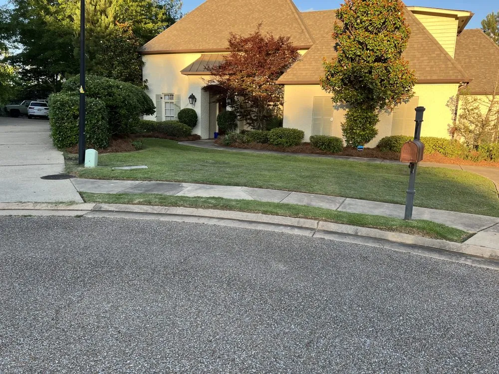 Custom lawn mowing service for residential properties across Madison, MS - L Smith Lawn Service