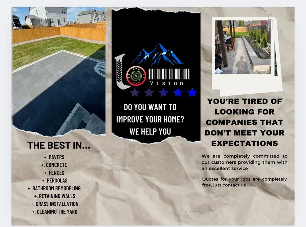 Professional outdoor landscaping in Northglenn, CO - L Vision