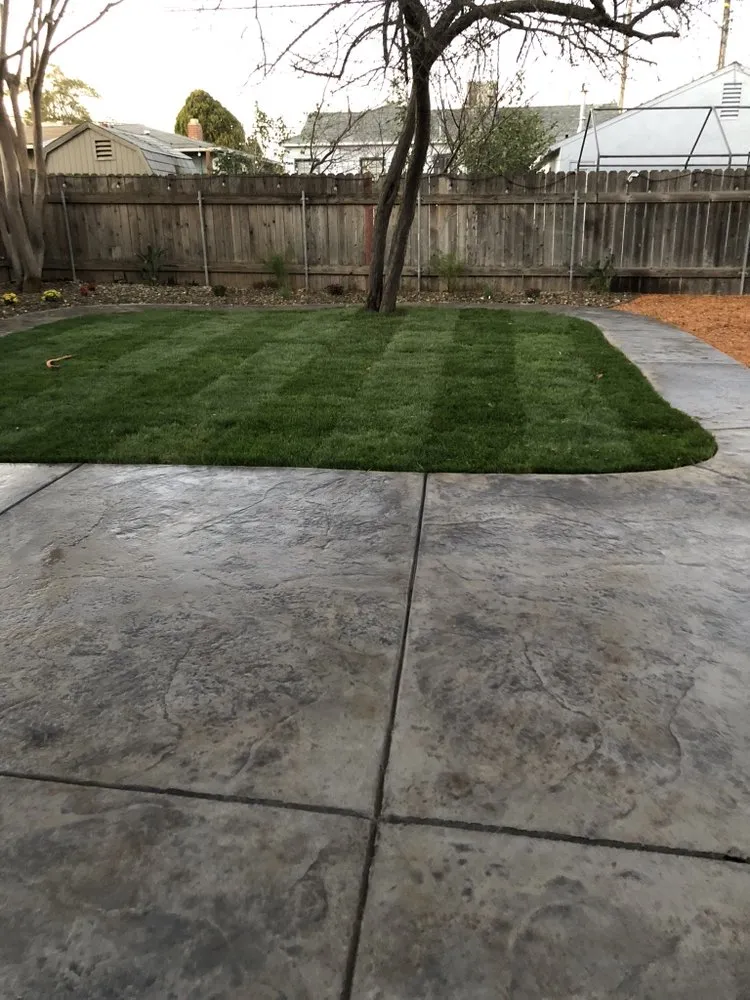 Custom landscape design in SACRAMENTO, CA by La Colonia Concrete Landscaping