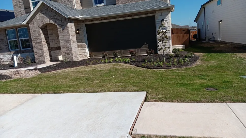 Custom garden landscaping near you in Hutto, TX by La Copa Ventures