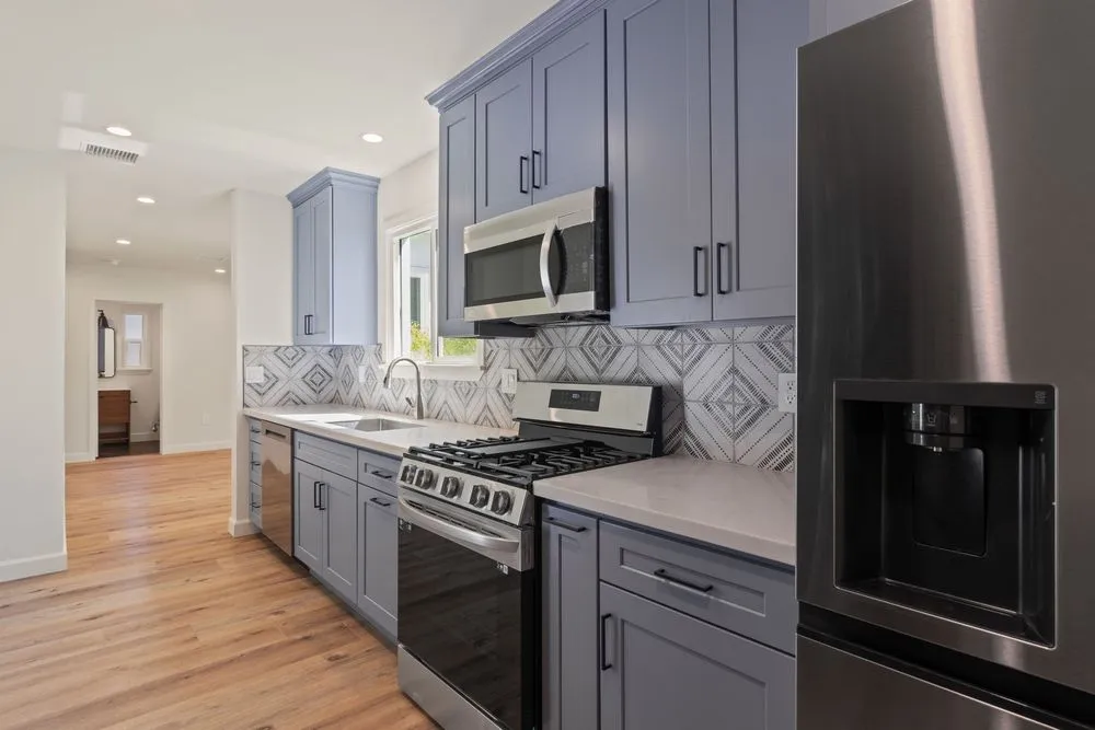 Reliable outdoor landscaping for year-round maintenance in Woodland Hills, CA by LA Family Builders