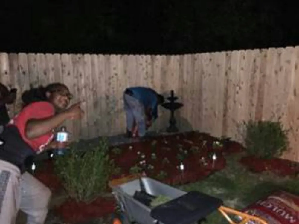 Professional garden landscaping for residential properties in Hammond, LA by L&A Lawn and Tractor Service