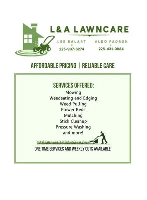 L&A Lawncare Logo