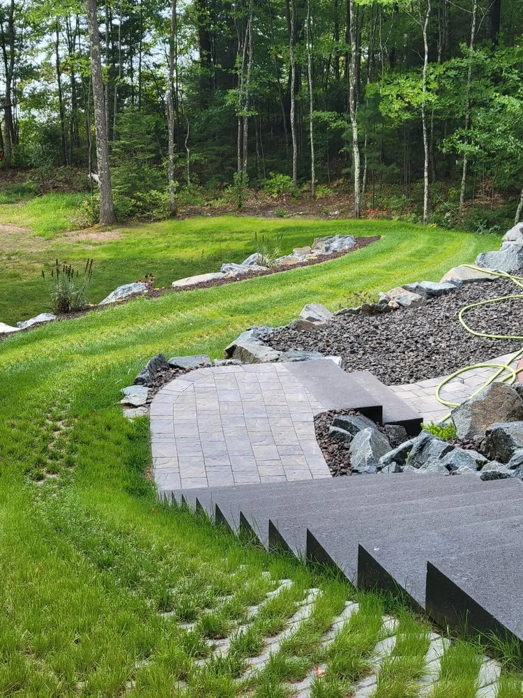 Local garden landscaping in Minocqua, WI by LA Maintenance Property Team
