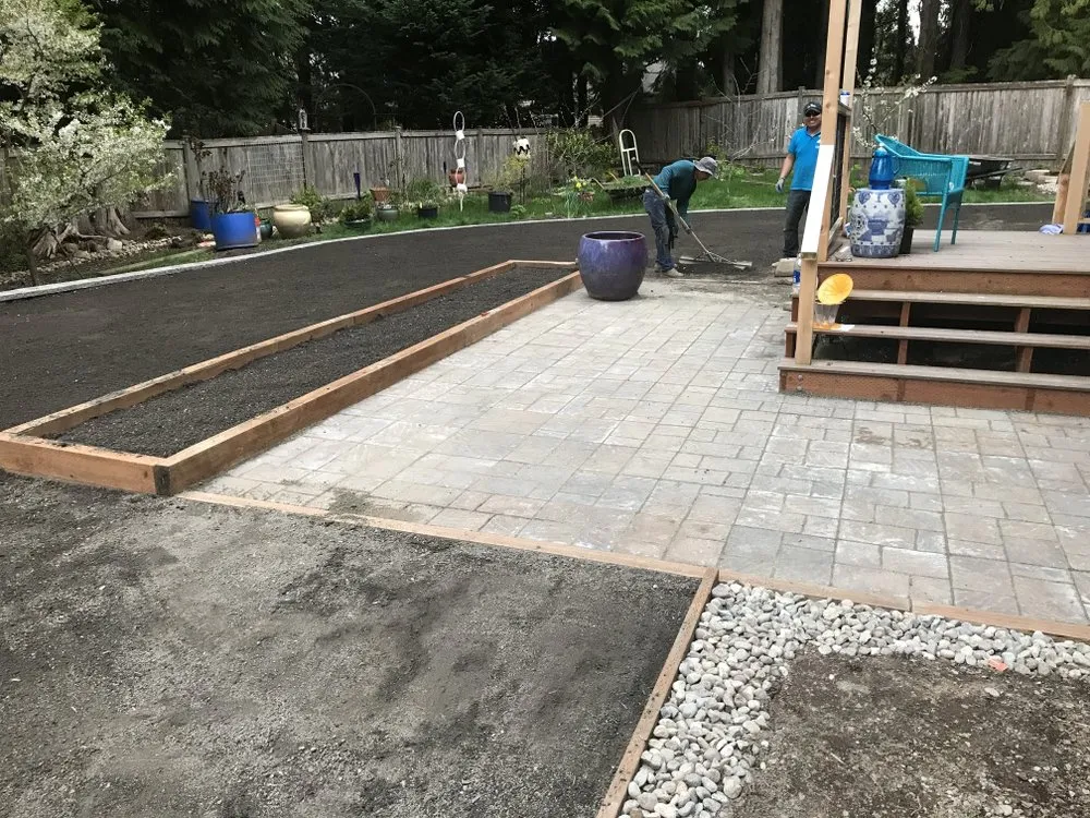 Local outdoor landscaping with custom design in Federal Way, WA by La Raza Landscaping
