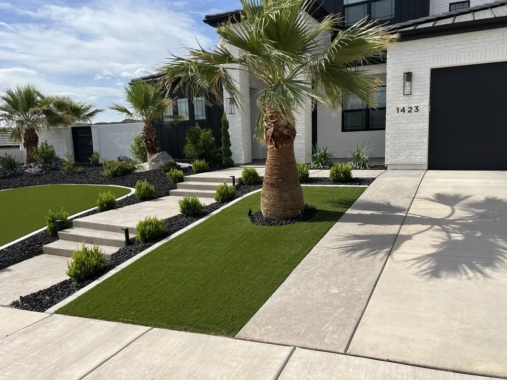 Custom landscaping services for residential properties across St George, UT - La Roca Landscaping