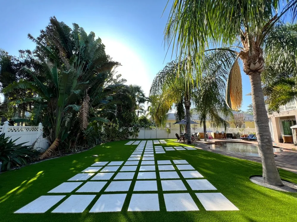 Top-rated outdoor landscaping in Boynton Beach, FL by LA Turf & Paver