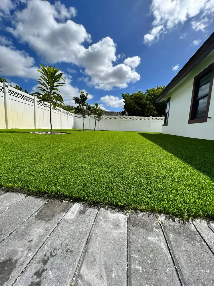 Reliable lawn mowing service for outdoor upgrades across Boynton Beach, FL - LA Turf & Paver