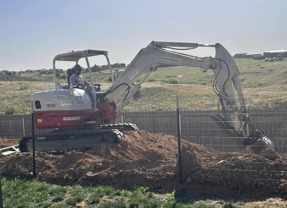 Professional yard cleanup service with custom design in Amarillo, TX by Lace Construction