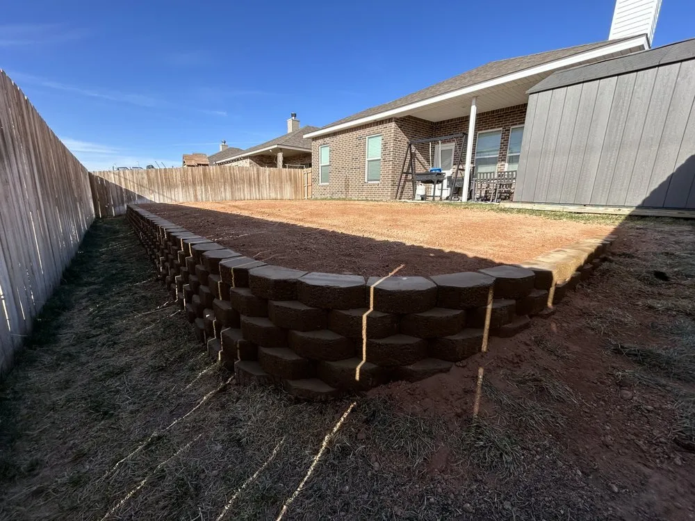 Professional garden landscaping in Amarillo, TX - Lace Construction