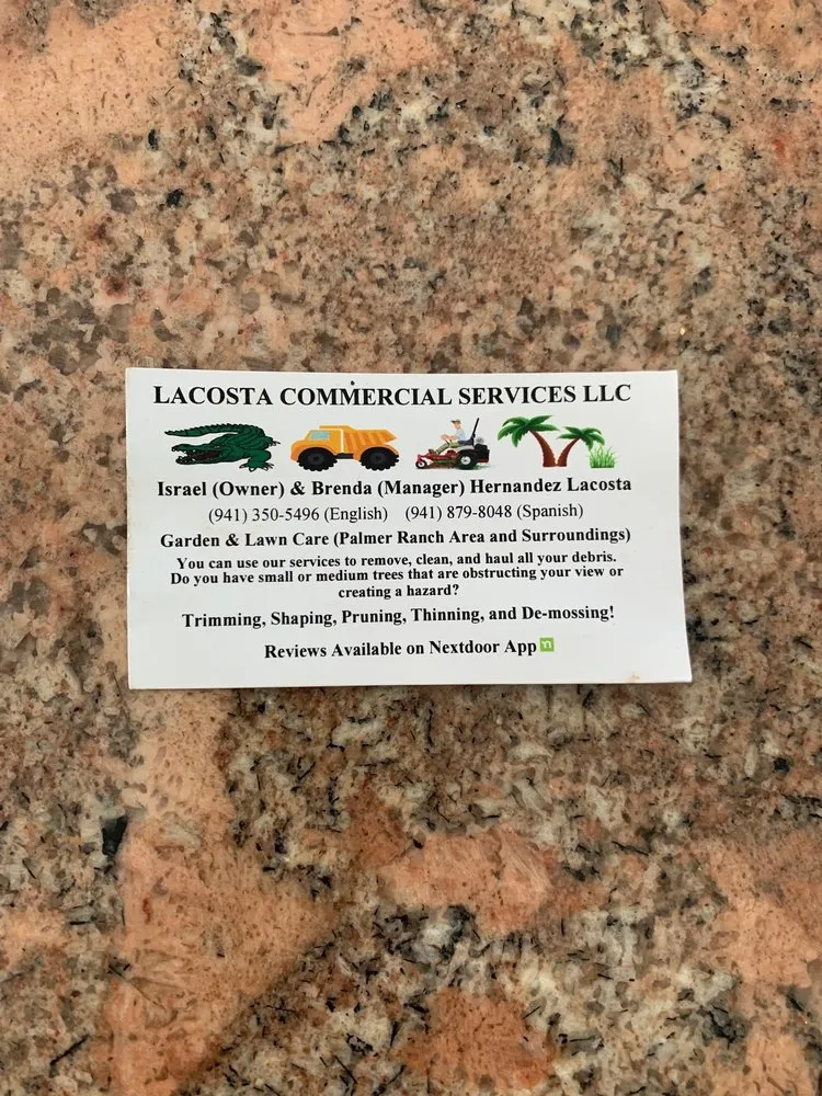 Custom garden landscaping with custom design in Sarasota, FL by Lacosta Commercial Services