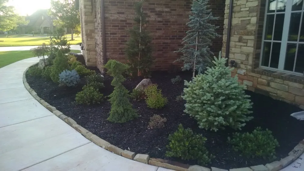 Professional landscape design in Midwest City, OK - Ladan Lawnscapes