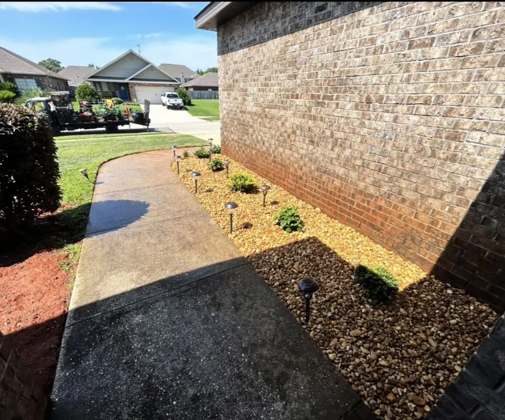 Affordable landscape installation with custom design in Pittsburgh, PA by LaDell Services