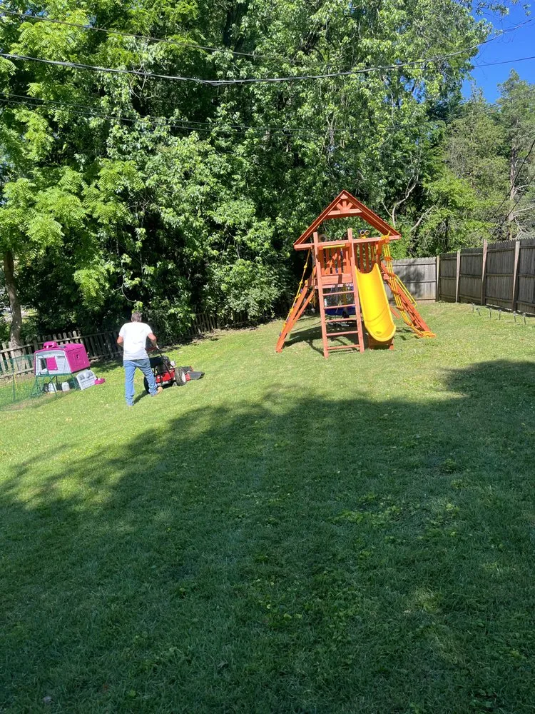 Affordable outdoor landscaping with custom design in Norristown, PA by Ladson Landscaping Services