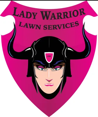 Lady Warrior Lawn Services Logo