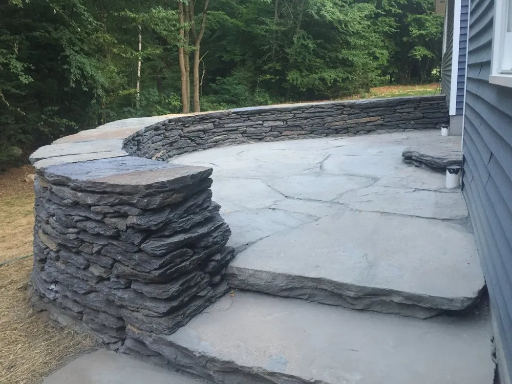 Expert landscaping services in Williamsburg, MA by Lafogg & Hathaway Construction