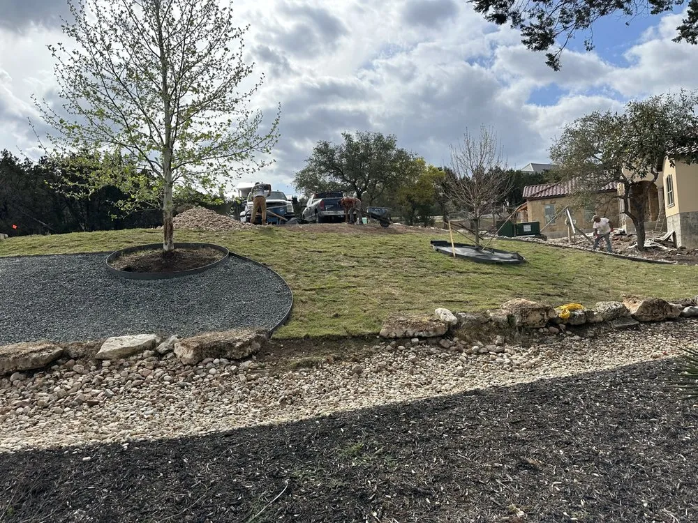 Affordable outdoor landscaping for homes across Jonestown, TX - Lago Vista Landscapes & Design