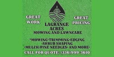 Expert outdoor landscaping with custom design in Rural Hall, NC by Lagrange Acres Mowing & Lawncare