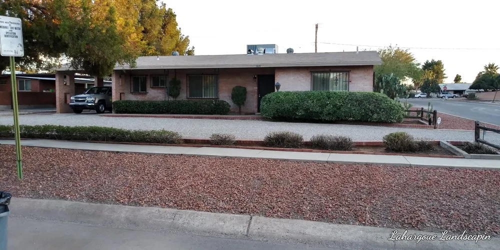 Expert landscape installation with custom design across Tucson, AZ - Lahargoue Landscaping