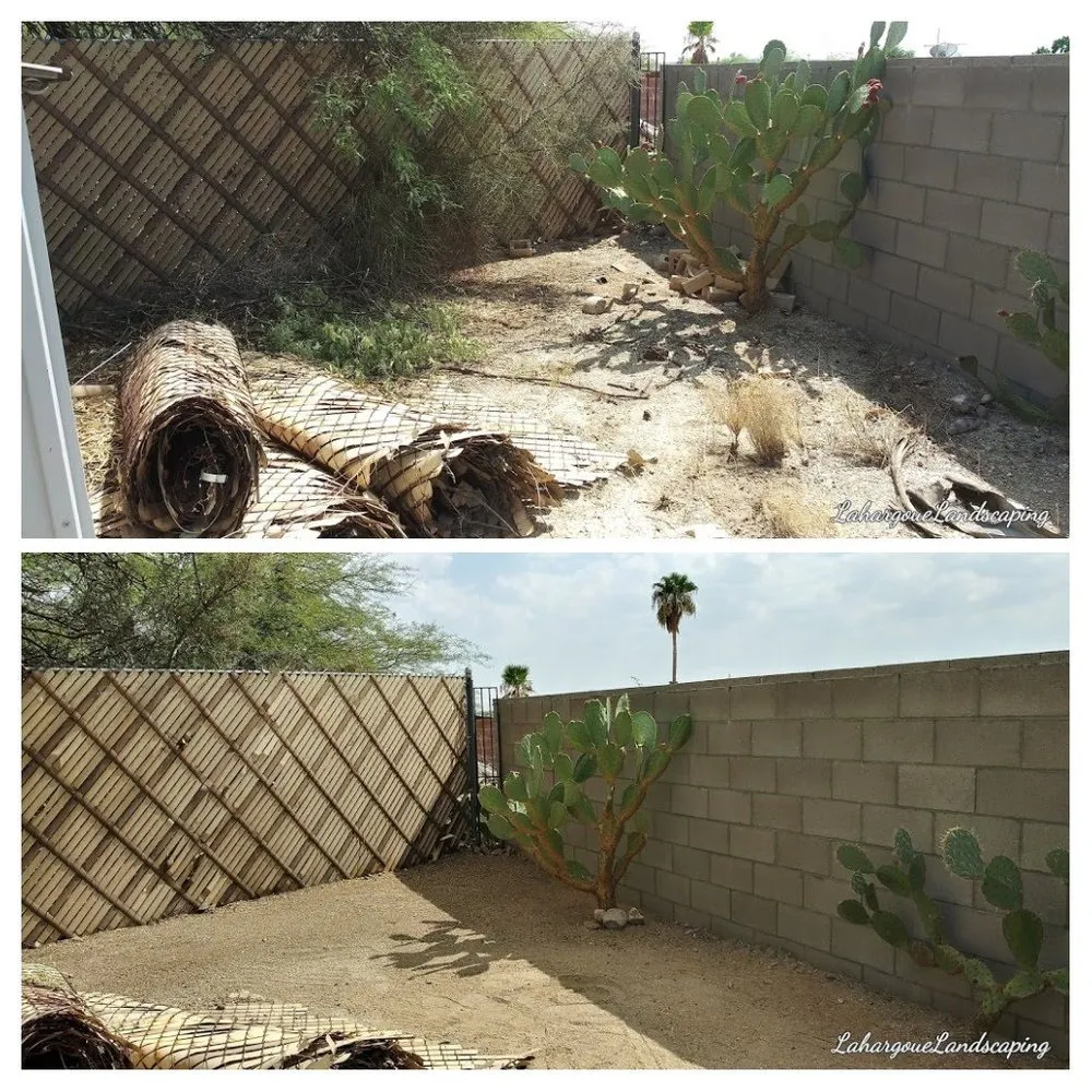 Custom lawn mowing service in Tucson, AZ by Lahargoue Landscaping