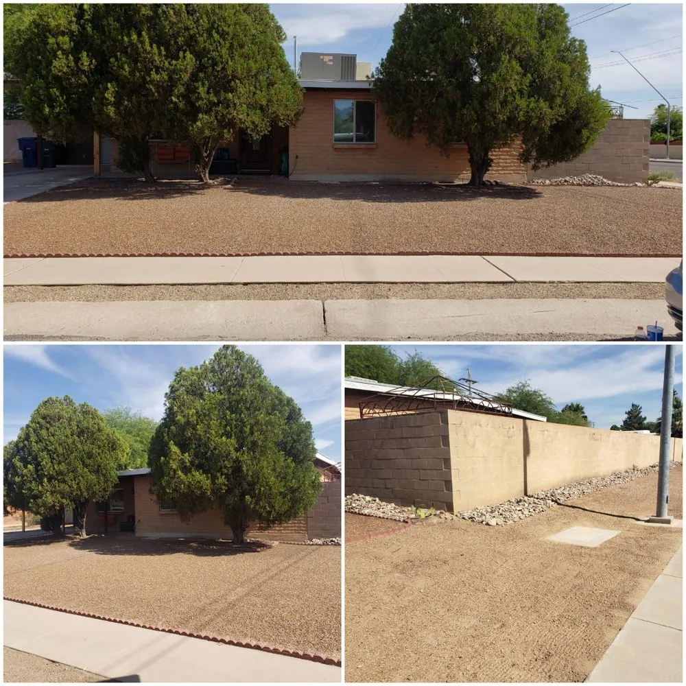 Trusted yard maintenance for homes in Tucson, AZ by Lahargoue Landscaping