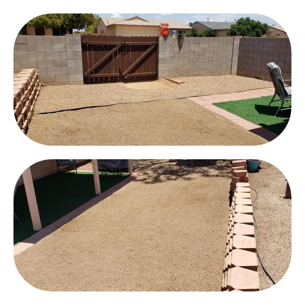 Expert landscape installation for beautiful yards in Tucson, AZ by Lahargoue Landscaping