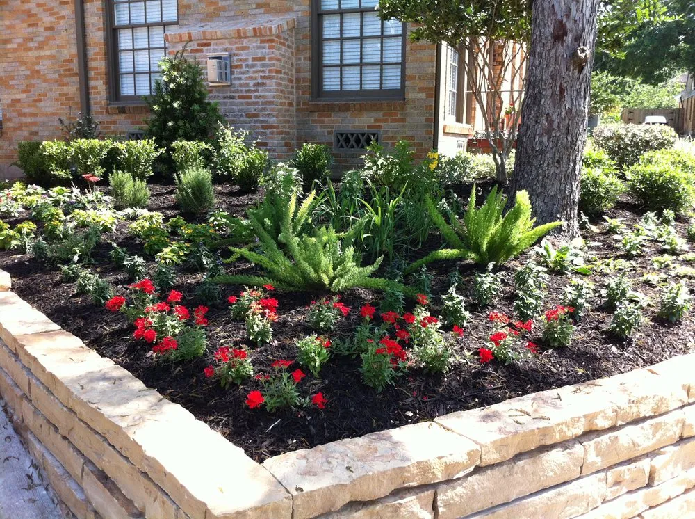 Custom yard cleanup service in Houston, TX by Laird Landscaping
