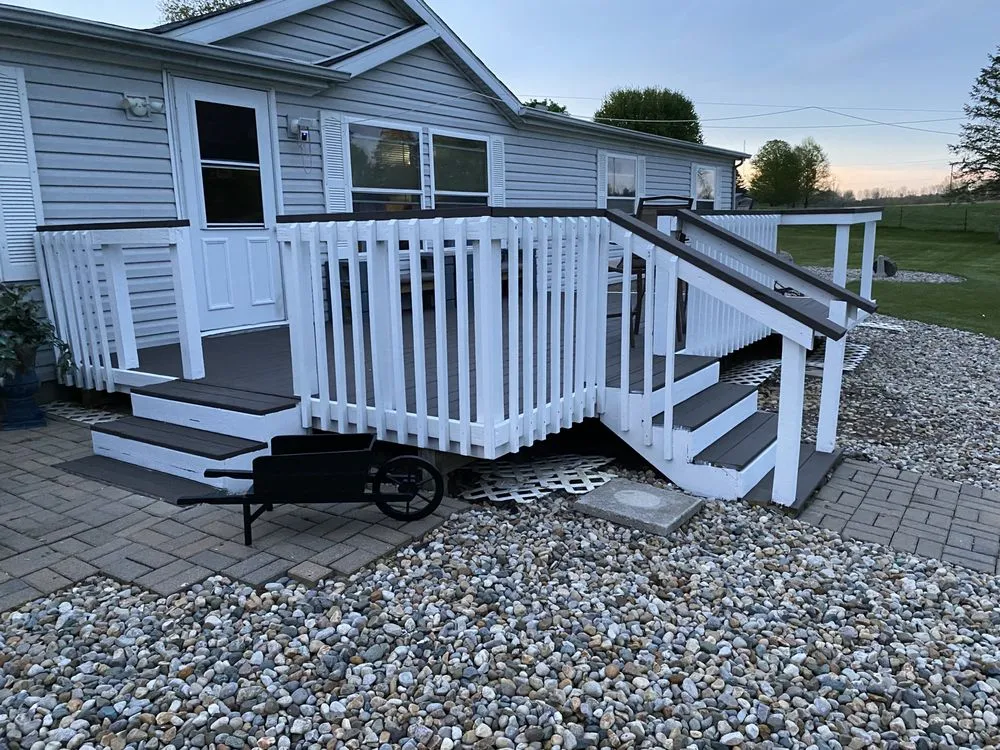 Professional yard cleanup service with custom design across Pierceton, IN - Lake City Handyman Service