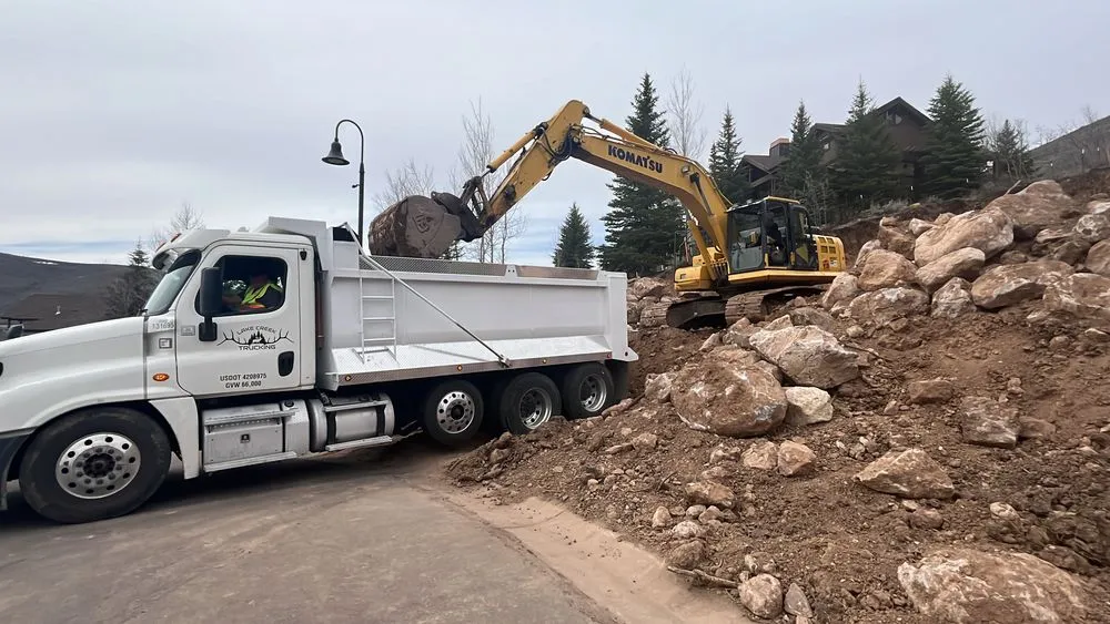 Professional landscape design in Heber City, UT by Lake Creek Trucking
