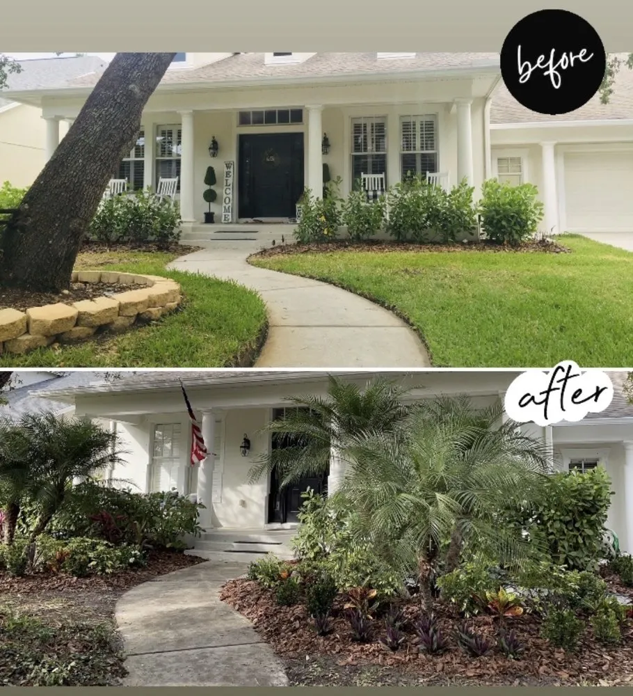 Affordable landscape design for beautiful yards in Odessa, FL by Lake Jewel Farms